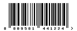 EAN barcode 8809581441224