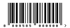 upc 8809585080900 barcode image