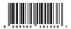 upc 8809585101438 barcode image