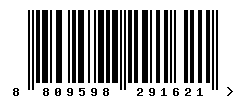 EAN barcode number 8809598291621
