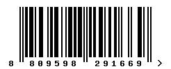 upc 8809598291669 barcode image