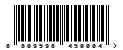 EAN 8809598450004 barcode image
