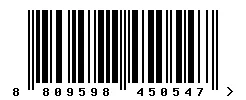 EAN 8809598450547 barcode image