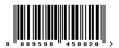 EAN 8809598450820 barcode image