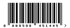 EAN 8809598451445 barcode image