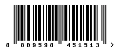EAN 8809598451513 barcode image