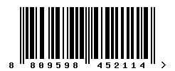 EAN 8809598452114 barcode image