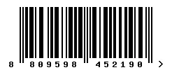 EAN 8809598452190 barcode image