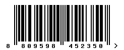 EAN 8809598452350 barcode image