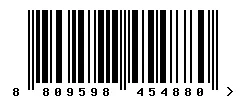EAN barcode 8809598454880