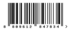 8809612847834 barcode