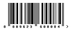 EAN barcode number 8809623600084