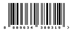 EAN barcode 8809634380319