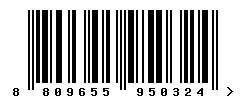 EAN barcode 8809655950324