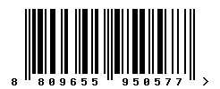 EAN barcode 8809655950577