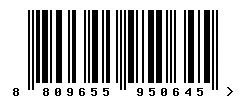 EAN barcode 8809655950645