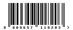 EAN barcode 8809657118203