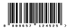 EAN barcode 8809657124525