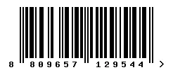 EAN barcode 8809657129544