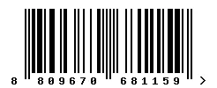 8809670681159 barcode