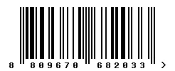 8809670682033 barcode