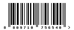 EAN barcode 8809710756540