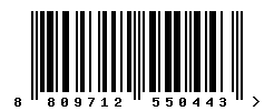 EAN barcode number 8809712550443