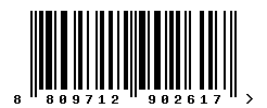 upc 8809712902617 barcode image
