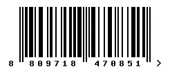 EAN barcode 8809718470851