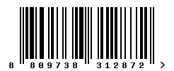 EAN barcode 8809738312872