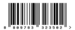 EAN barcode number 8809783323502