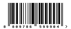 upc 8809786599904 barcode image