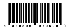 upc 8809800940620 barcode image