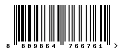 EAN barcode 8809864766761
