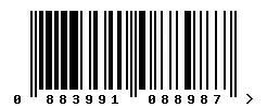 EAN barcode 883991088987