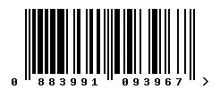 EAN barcode 883991093967