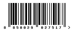 EAN barcode 8850029027517