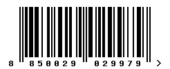 upc 8850029029979 barcode image
