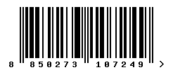 EAN barcode number 8850273107249