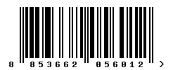 EAN barcode 8853662056012
