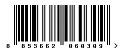 EAN barcode 8853662060309