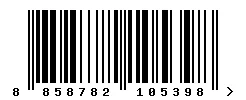 EAN barcode 8858782105398