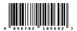 EAN barcode 8858782105602