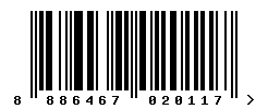 upc 8886467020117 barcode image