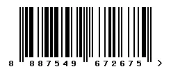 8887549672675 barcode