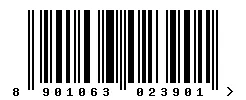 EAN barcode 8901063023901
