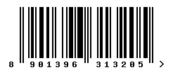 EAN barcode 8901396313205