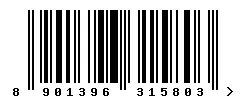EAN barcode 8901396315803