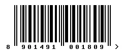 EAN barcode 8901491001809