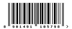 EAN barcode 8901491105798